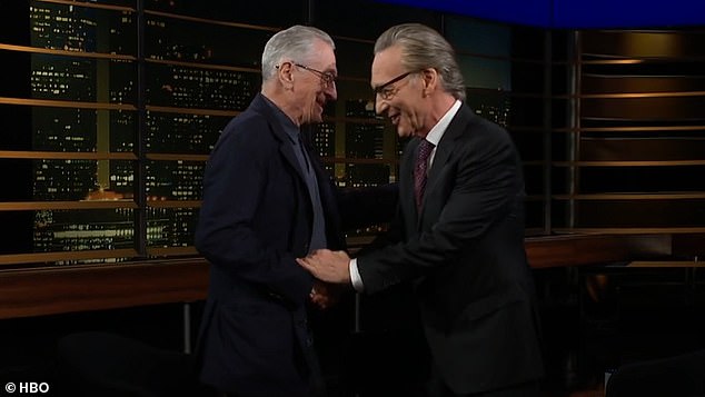 Robert De Niro is seen on the show in March 2024