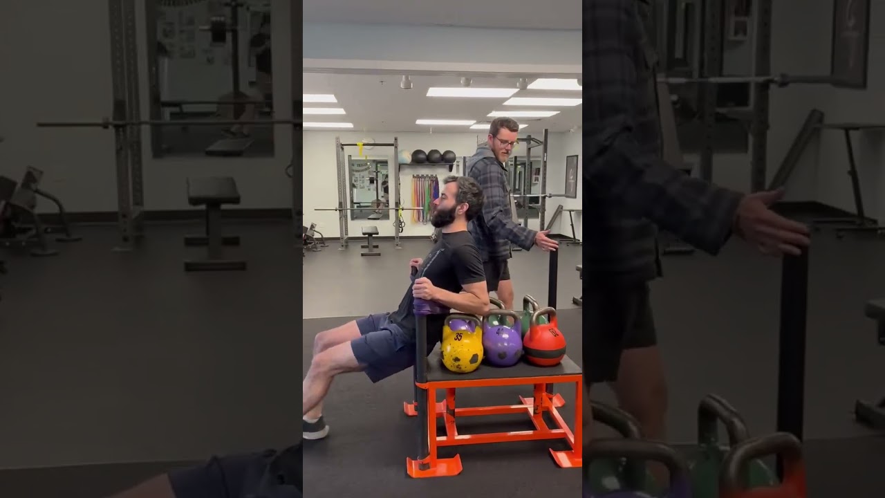 Reverse Sled Push Exercise - YouTube