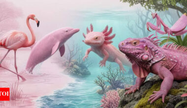 12 rare pink animals that show nature's unusual colour choices