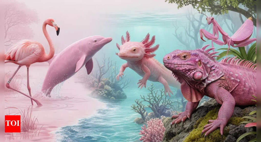 12 rare pink animals that show nature's unusual colour choices