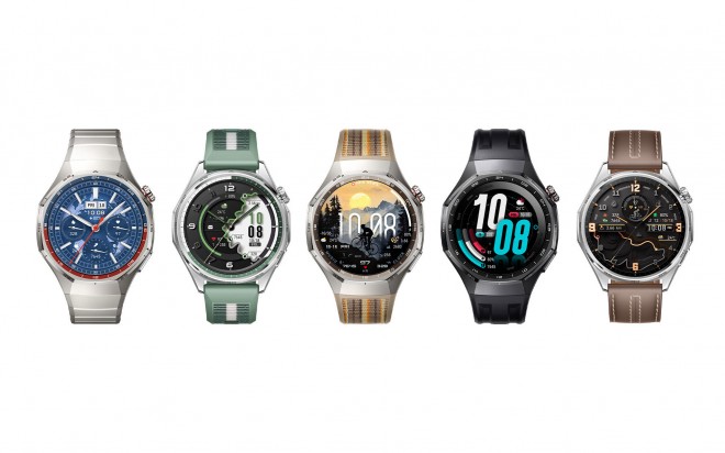 Huawei Watch GT 6 Series with a selection of customizable watch faces