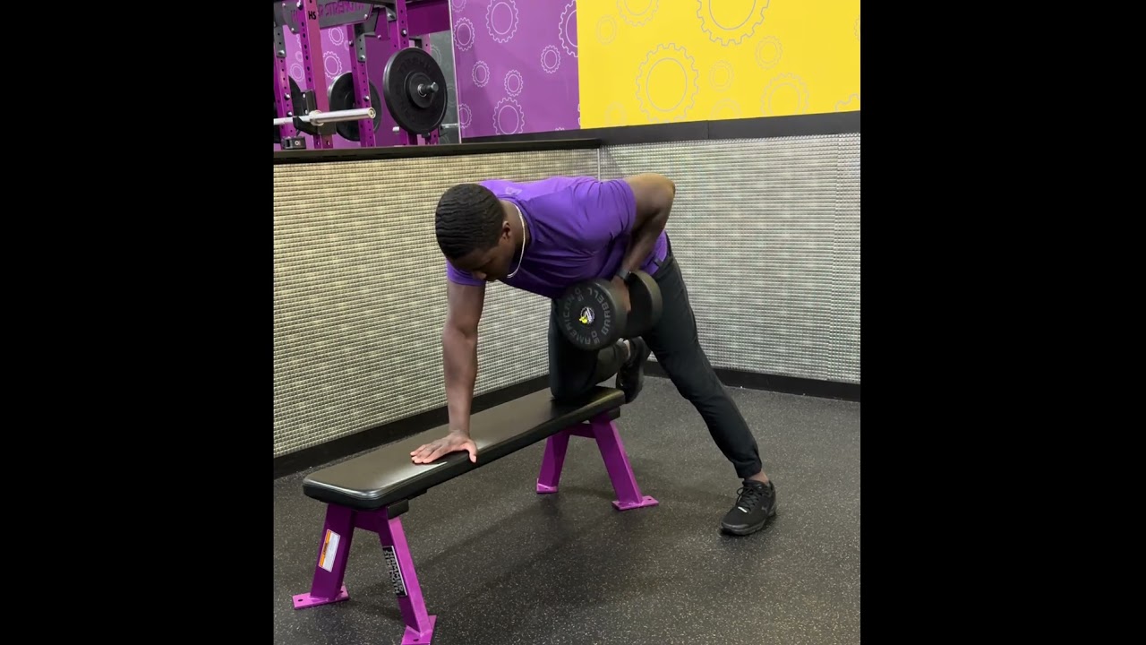 Single Arm Dumbbell Back Row - YouTube