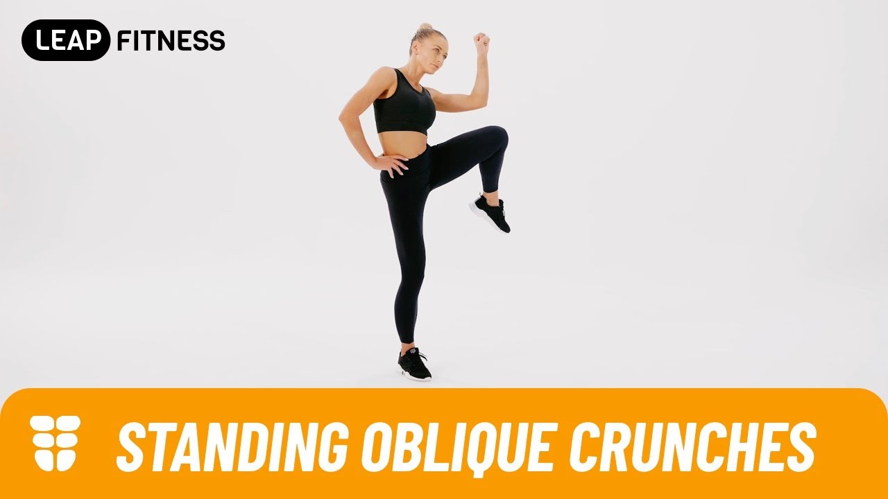 How to Do：STANDING OBLIQUE CRUNCHES - YouTube
