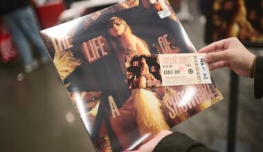 Taylor Swift's The Life of a Showgirl makes album sales, music chart history in 1st week