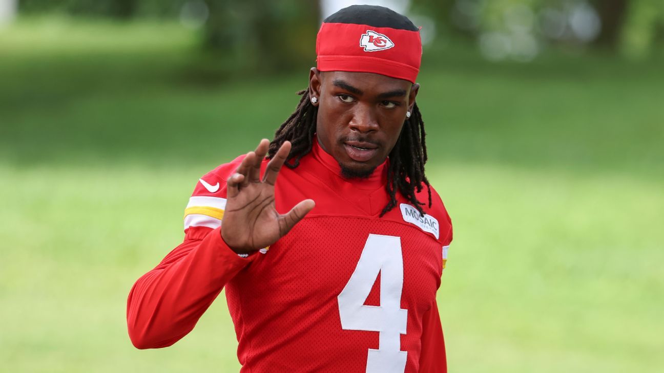 Chiefs' Rice looks 'sharp' in practice ahead of season debut