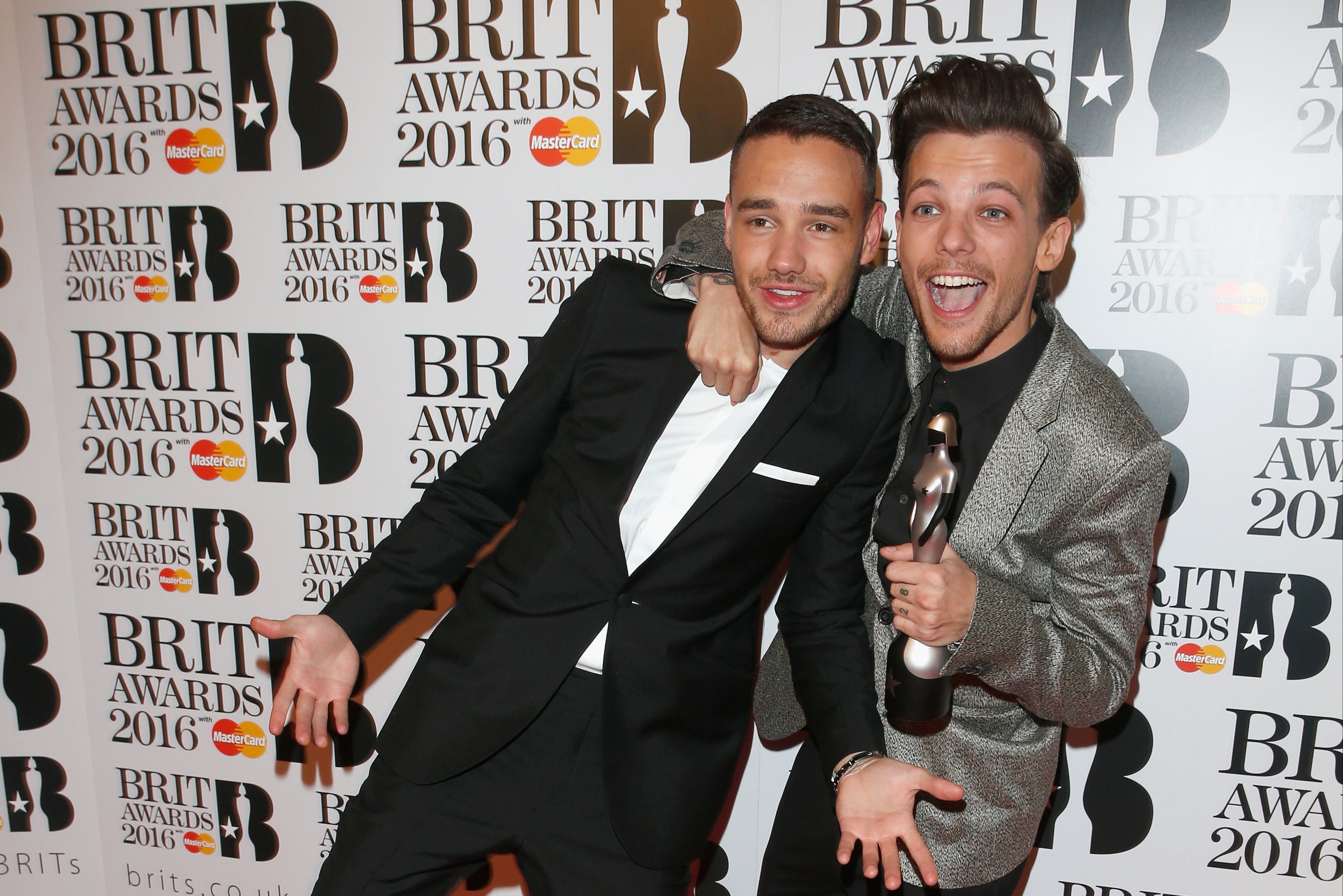 ‘The most vital part of the band’: Tomlinson (right) with Payne at the Brit Awards in 2016
