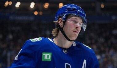 Canucks' Brock Boeser out vs. Capitals due to personal reasons