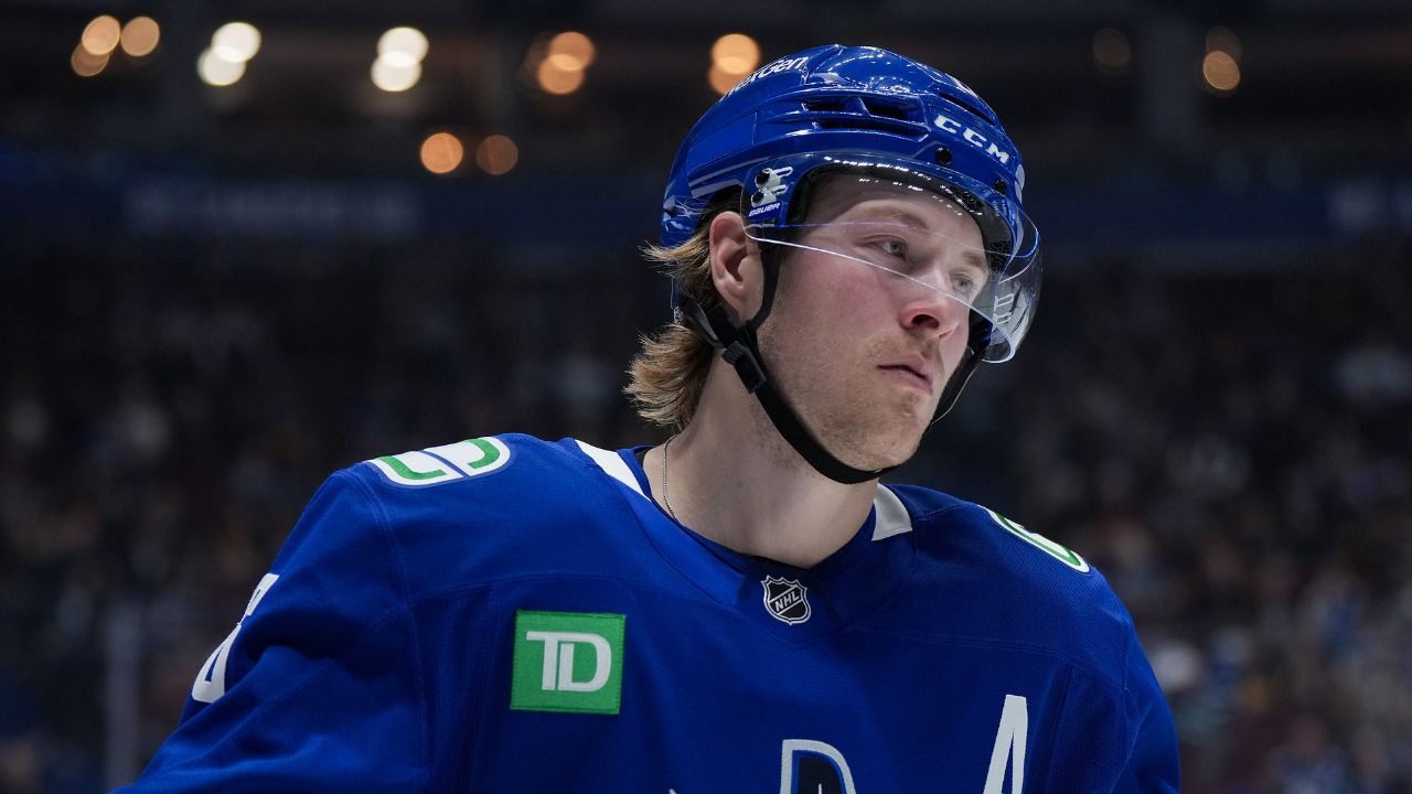 Canucks' Brock Boeser out vs. Capitals due to personal reasons