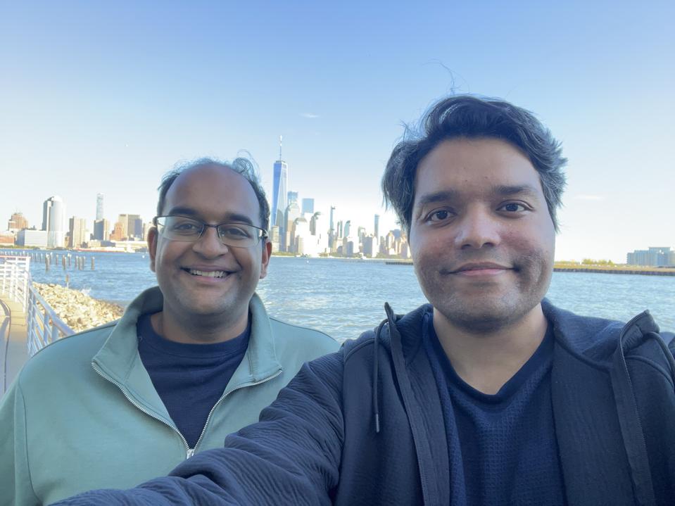 Coral AI founders Ajay Shrihari and Aniket Mohanty 