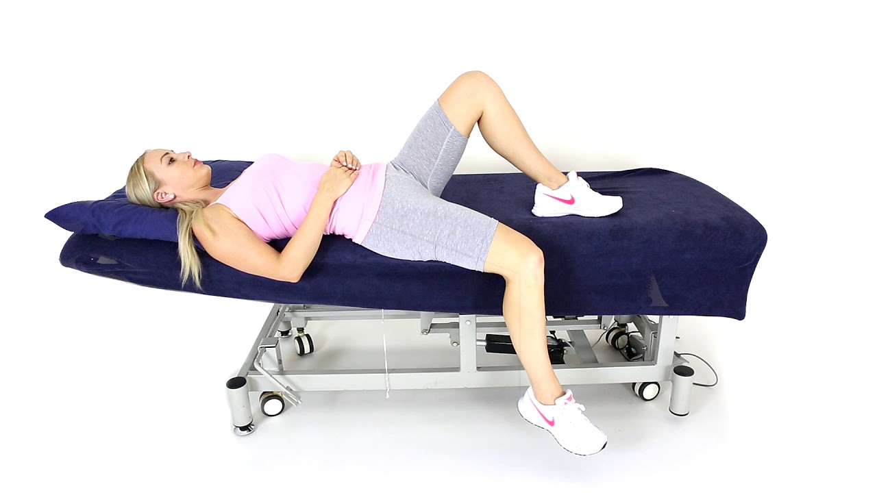 Hip Flexor Bed Stretch - YouTube