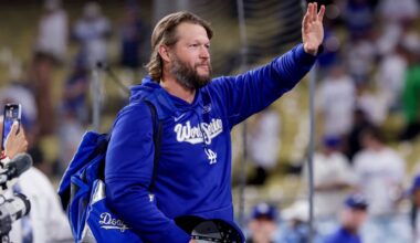 Clayton Kershaw bids farewell to Dodger Stadium after Game 5