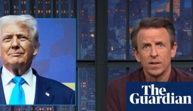 Seth Meyers on Trump’s South Korea visit: ‘Getting the royal treatment he so desperately craves’ | Late-night TV roundup