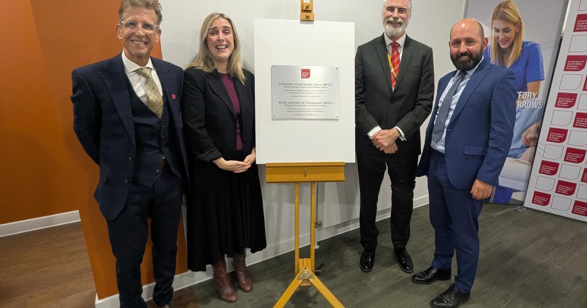 New £6 million chiropractic clinic opens at USW Treforest