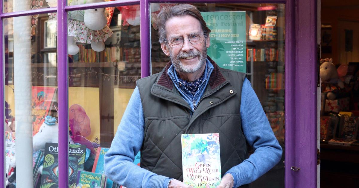 Author launches sequel to fantasy novel in Cirencester