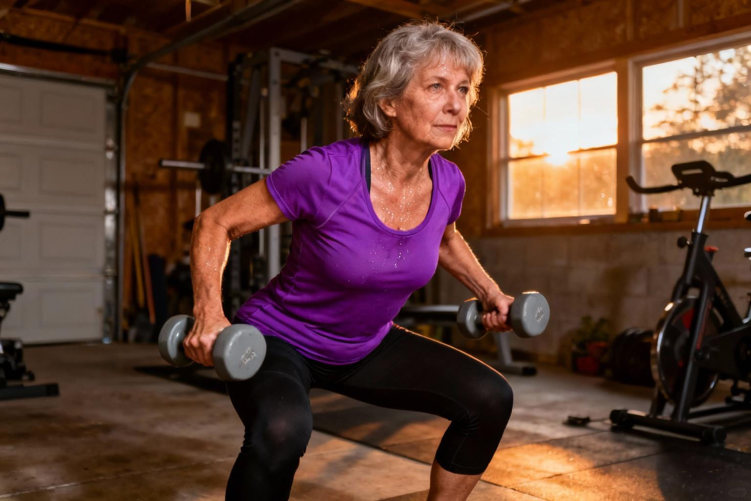 Evening workouts that fight menopause belly fat after 50