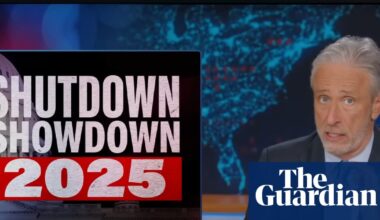 Jon Stewart on Democrats protecting healthcare in shutdown: ‘The least they can do’ | Late-night TV roundup