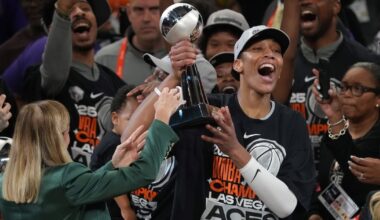 Las Vegas Aces celebrate third WNBA championship in four years with parade