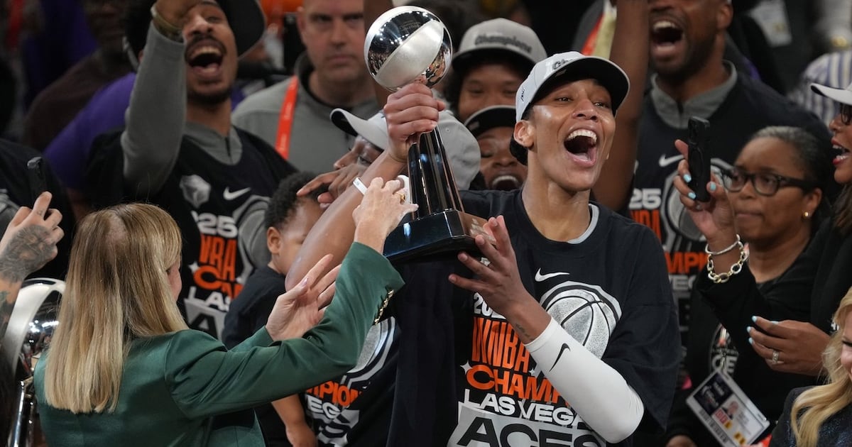 Las Vegas Aces celebrate third WNBA championship in four years with parade