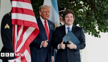 Live updates: Trump says upcoming Argentina elections will decide how 'generous' US will be