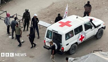 Handover of Israeli hostages set to begin in Gaza, as Hamas releases names of those being freed - follow live