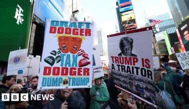 No Kings protests across US kick off with National Guard on standby