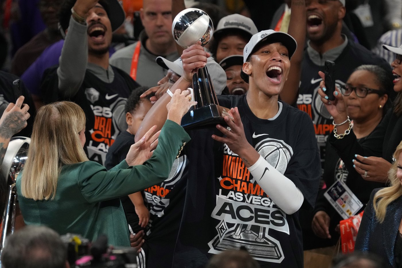 Wilson scores 31 and Aces win 3rd WNBA title in 4 seasons, beating Mercury 97-86 for 4-game sweep
