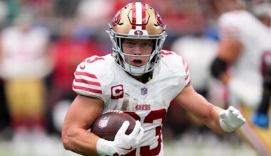 Christian McCaffrey, Jim Harbaugh Headline 2025 NFL Salute to Service Award Nominees