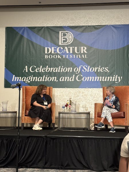 Emory students, professors channel joy, empathy at 20th Decatur Book Festival