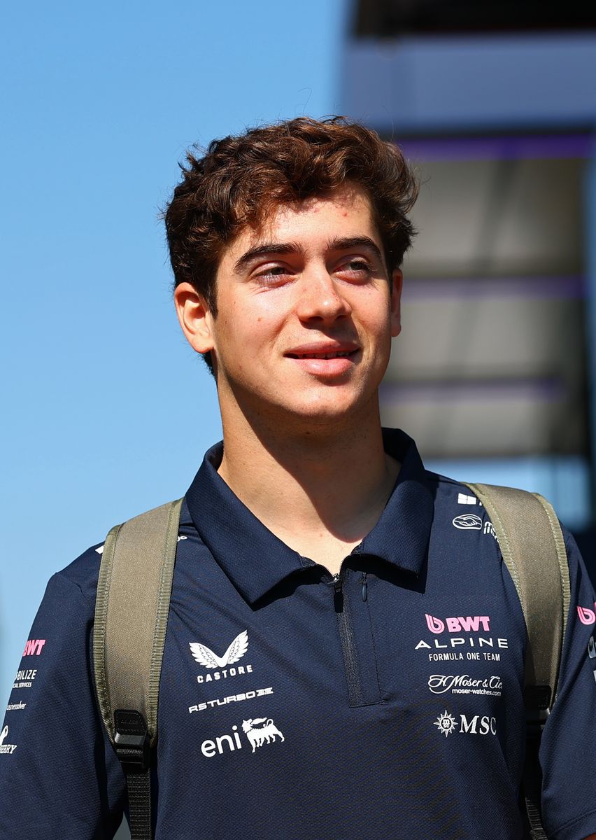 Colapinto made a beeline for the pit lane fence. With hundreds of Argentine voices behind him, he climbed up the fencing to salute his fans.