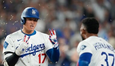 Shohei Ohtani, Teoscar Hernández power Los Angeles Dodgers past Cincinnati Reds in Wild Card Series opener