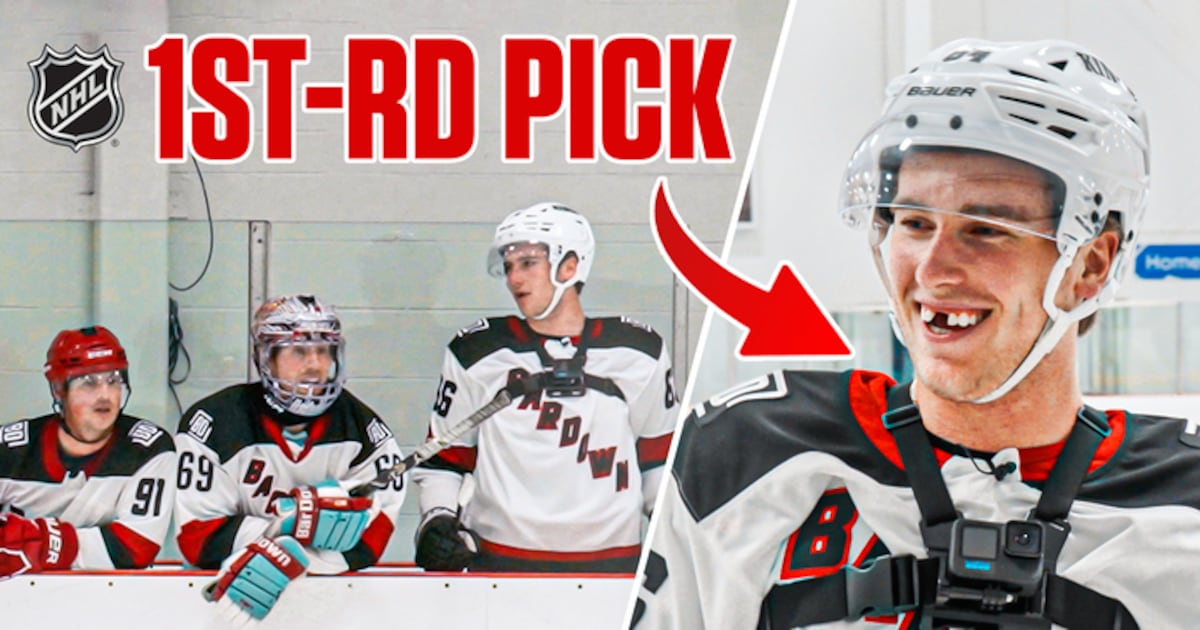 AN NHL FIRST-ROUND PICK PLAYED FOR OUR BEER LEAGUE TEAM