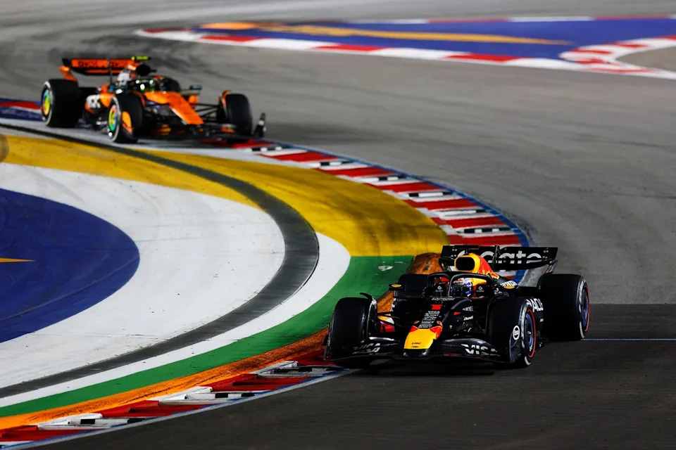 Lando Norris, McLaren, Max Verstappen, Red Bull Racing