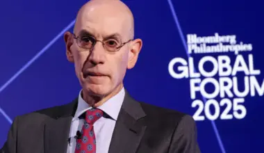 NBA Commissioner Adam Silver speaks at the annual Bloomberg Philanthropies Global Forum in Manhattan, New York City, U.S., September 24, 2025.REUTERS/Caitlin Ochs