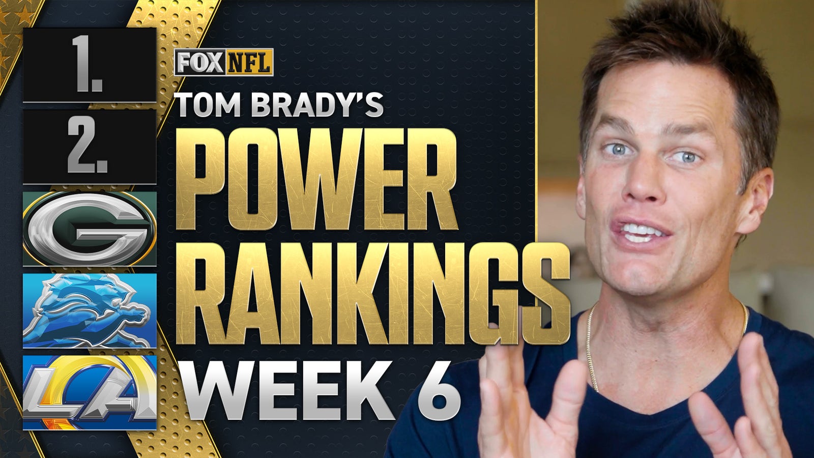 Tom Brady's Week 6 Power Rankings 🚨
