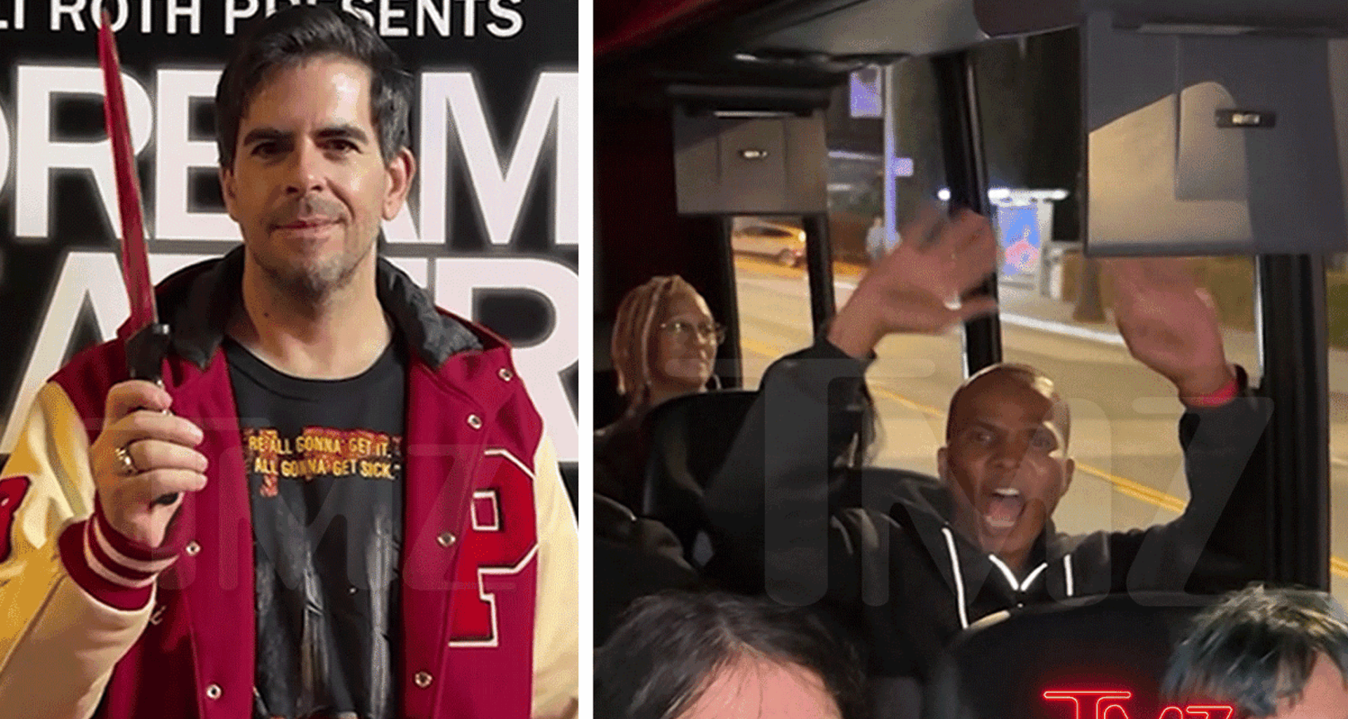 Eli Roth Hosts TMZ's 'After Dark' Tour on Same Day New Movie 'Dream Eater' Comes Out