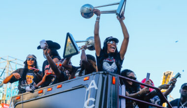 Aces celebrate WNBA championship with parade on Las Vegas Strip | Aces