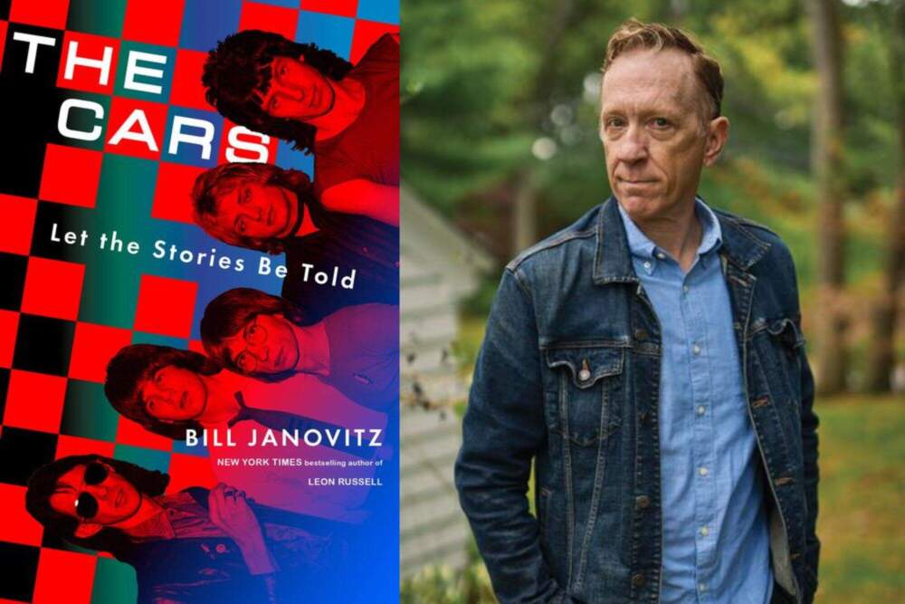 The cover of "The Cars" and author Bill Janovitz. (Courtesy of Da Capo and Kelly Davidson)