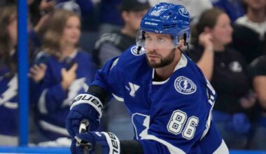 Lightning's Kucherov out vs. Red Wings with illness