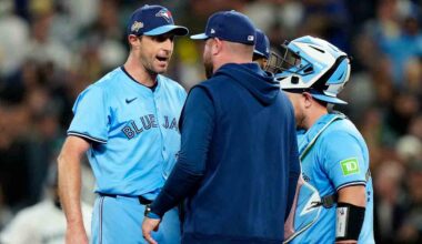 Scherzer, Blue Jays roar back to even ALCS with Mariners