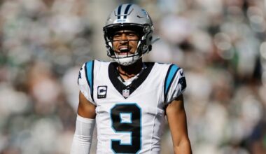 Carolina Panthers' Bryce Young leaves game against New York Jets with ankle injury, return questionable