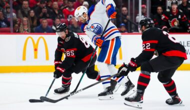 Senators fall to Oilers in overtime after comeback