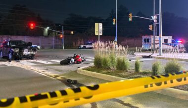 Mississauga collision leaves motorcyclist injured