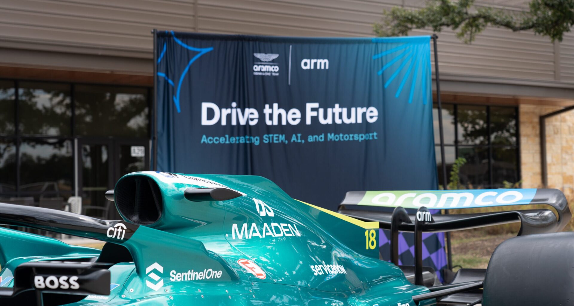 Drive the Future: How Arm and Aston Martin Aramco Formula One® Team Empowered Austin’s Next Generation
