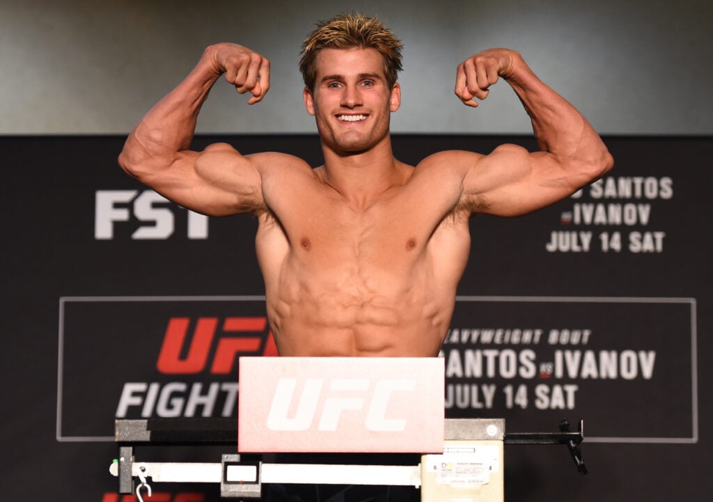 Sage Northcutt weighs in for one of his UFC fights