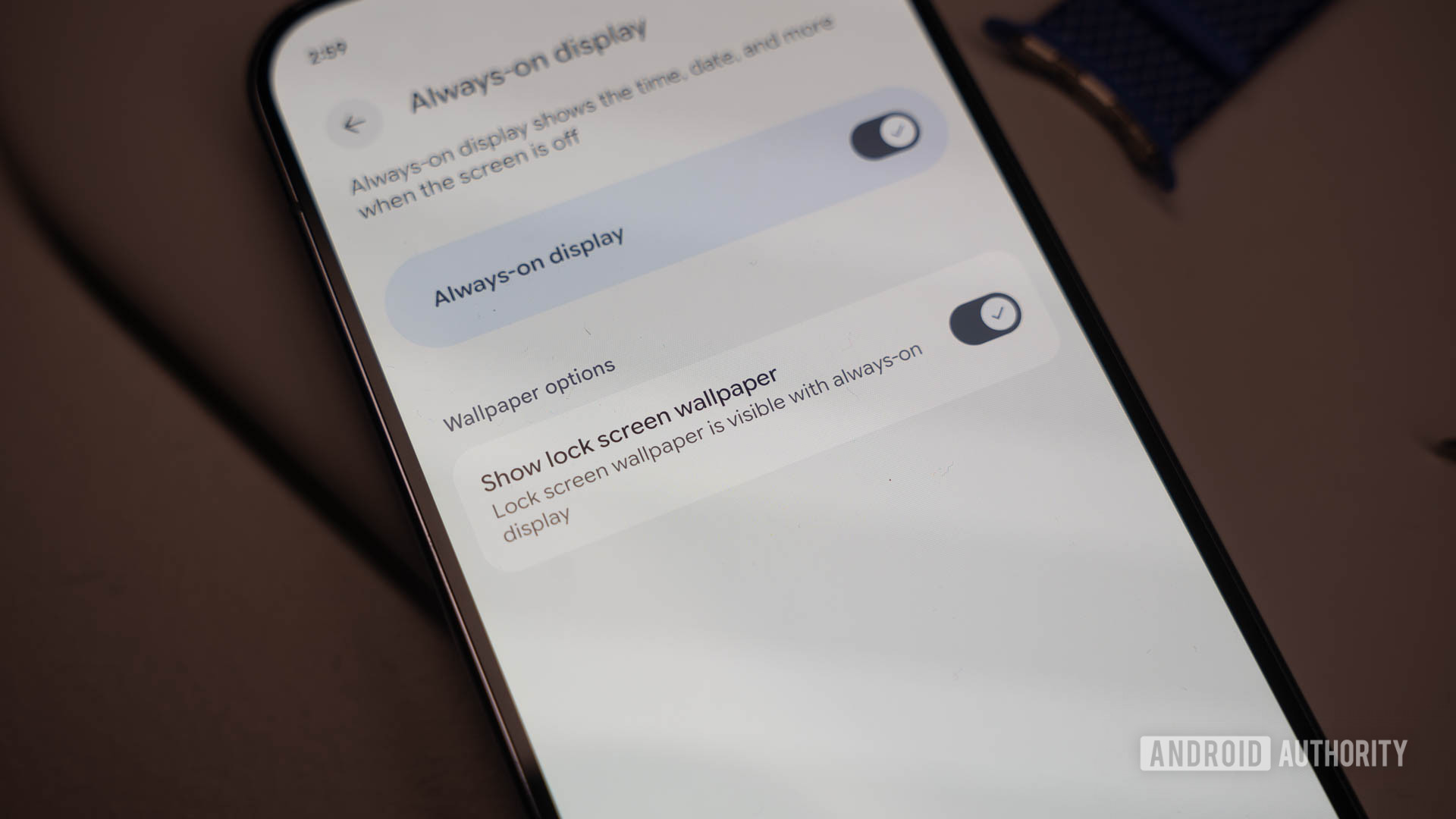 Google Pixel Lock Screen Always on Display