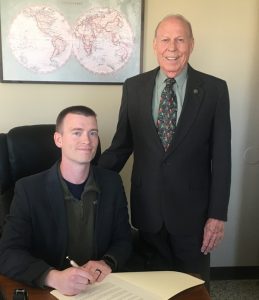 Dr. Robert R. Atnip and DeKalb County are joining chiropractic physicians nationwide this October during National Chiropractic Health Month to help raise awareness of non-drug approaches to pain management. County Mayor Matt Adcock signed a proclamation Monday accompanied by Dr. Atnip