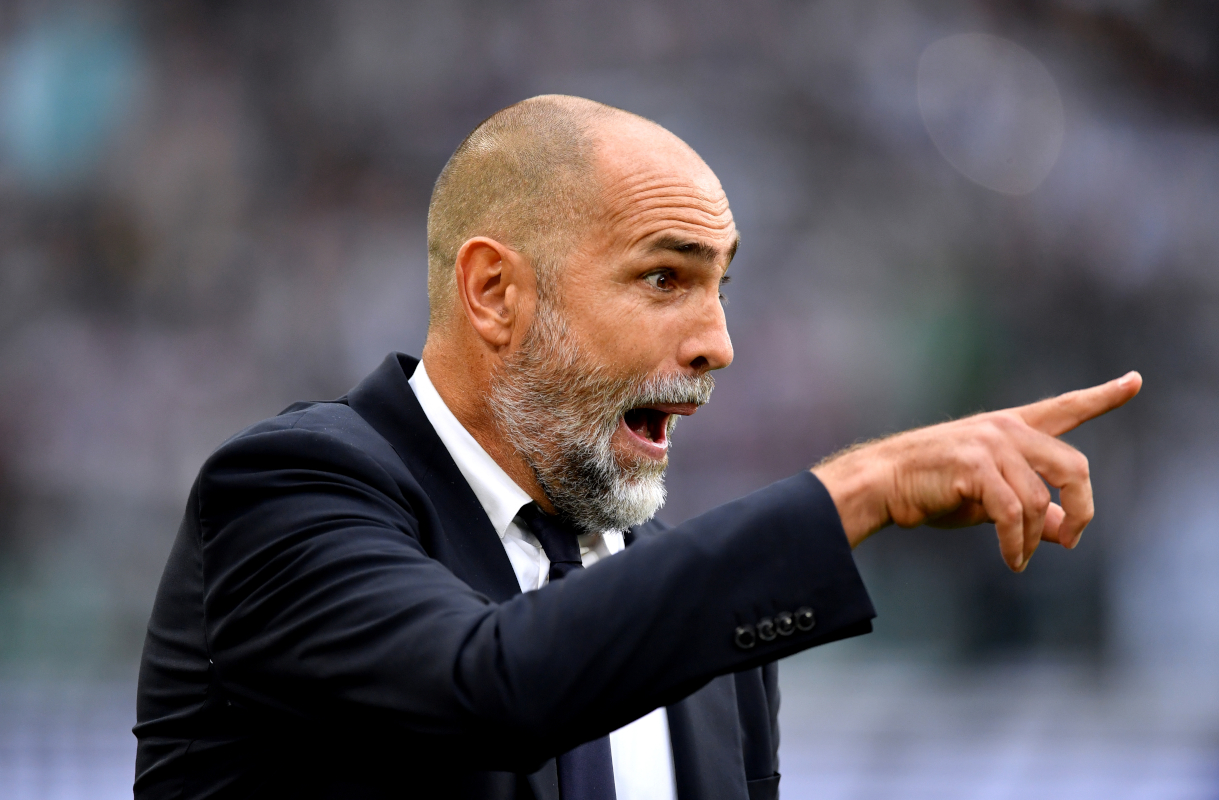 TURIN, ITALY - SEPTEMBER 27: Igor Tudor, Head Coach of Juventus, gestures during the Serie A match between Juventus FC and Atalanta BC at the Allianz Stadium on September 27, 2025 in Turin, Italy. (Photo by Valerio Pennicino/Getty Images)