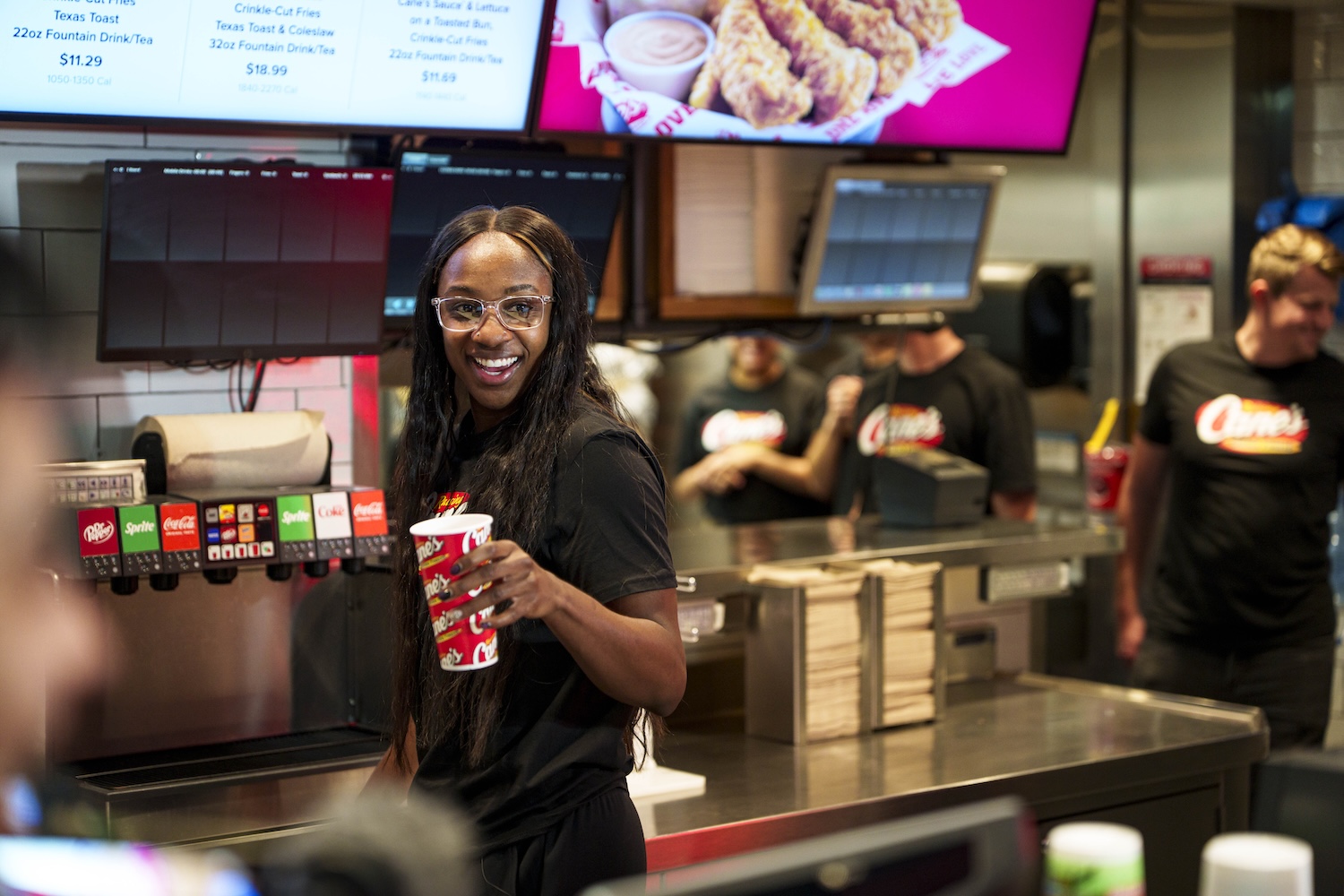 Jackie Young Discusses Championship Season, Setting the WNBA Standard During Raising Cane's Shift