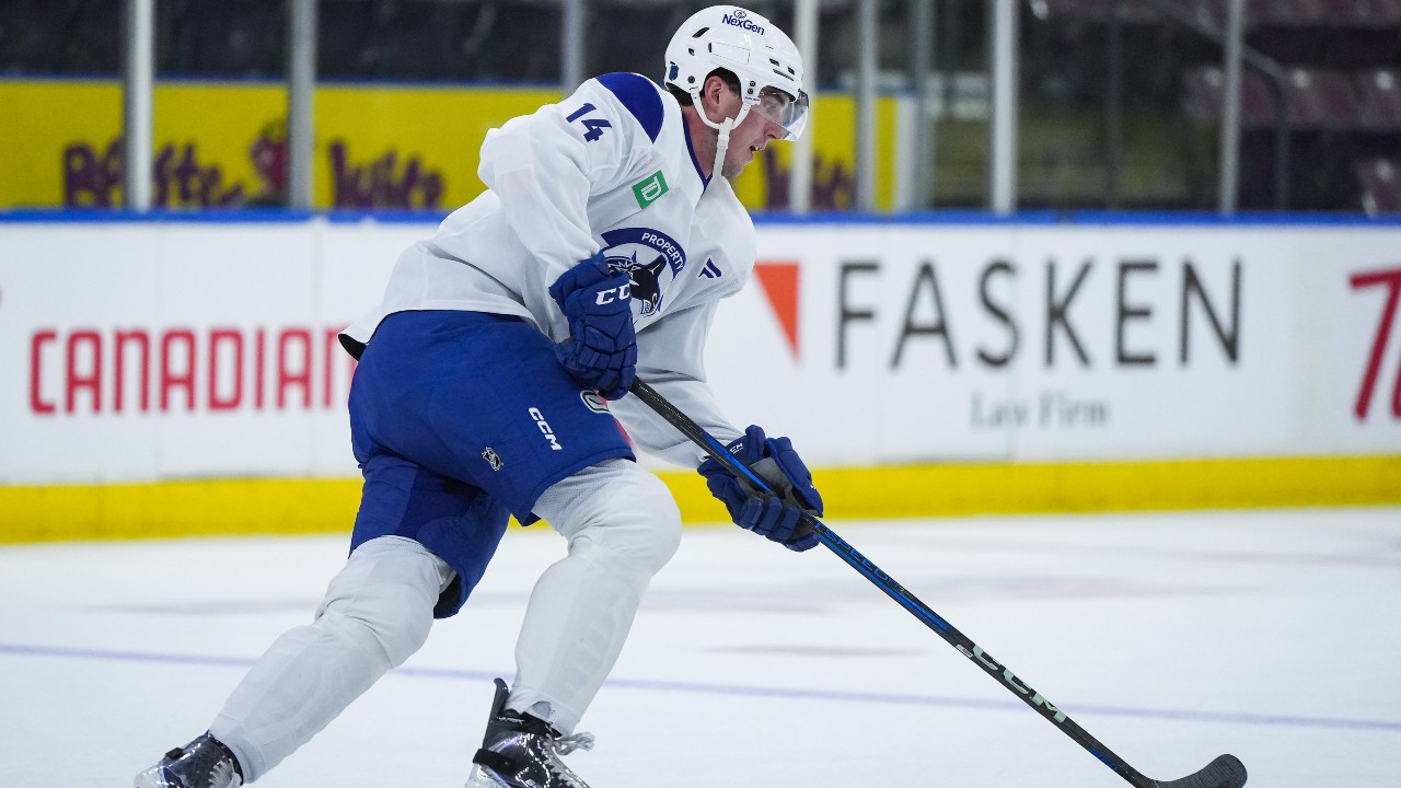 Joe LaBate makes long journey back to Canucks' lineup