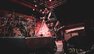 A photo of the band Lamb Of God.